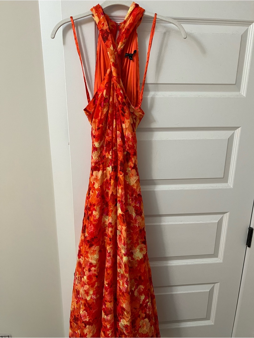 Alex Marie High Neck Midi Dress